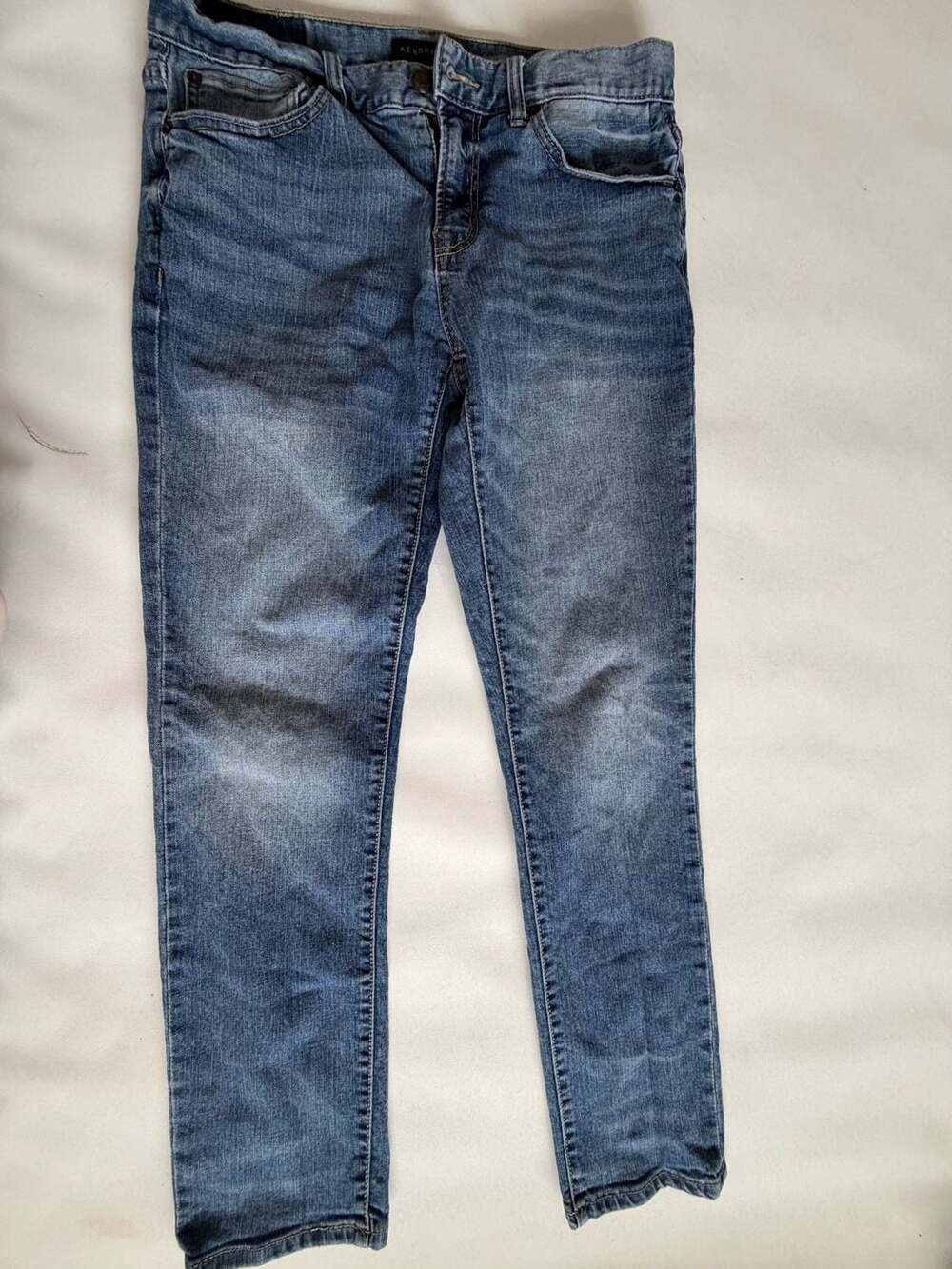 Aeropostale Skinny Jeans Medium Wash Stretch Denim Y2K Casual